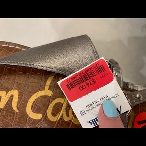 silver sam edelman sandals. (BRAND NEW)